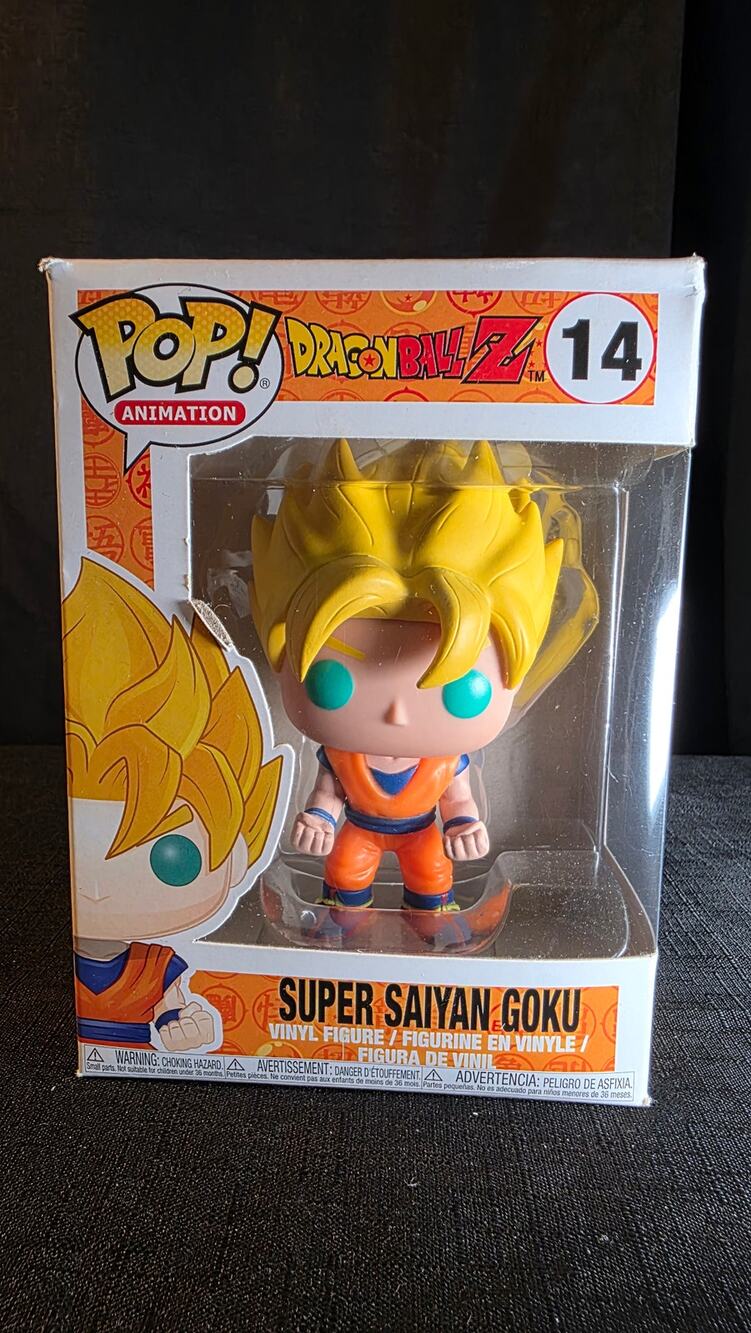 Funko Pop! Dragon Ball Z Super Saiyan Goku #14 with Box